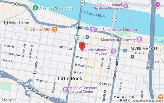Map of Little Rock Capital