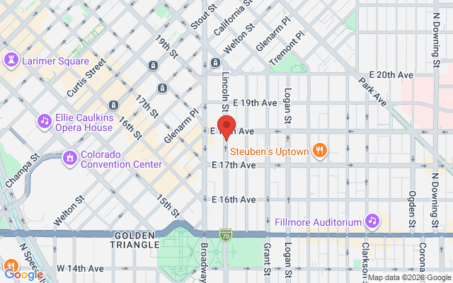 Map of Denver 17th St