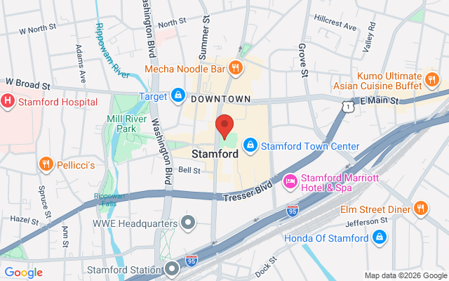 Map of Stamford Center