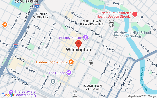 Map of Wilmington Hub