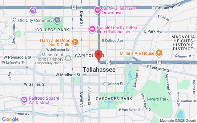 Map of Tallahassee Center