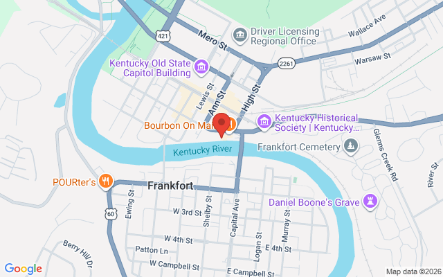 Map of Frankfort Main