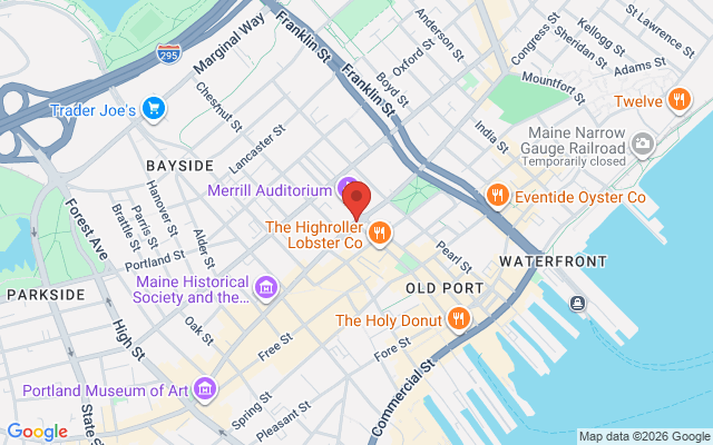 Map of Portland Waterfront