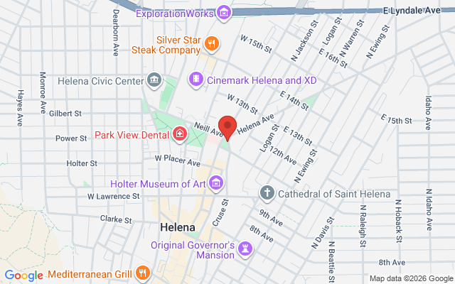 Map of Helena Capitol Center