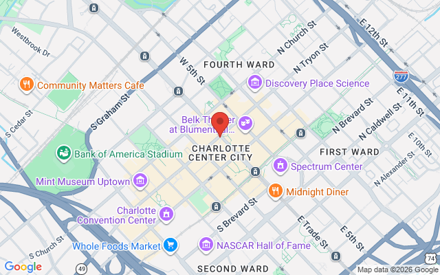 Map of Charlotte Financial