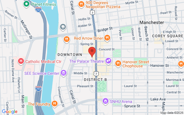 Map of Manchester Center