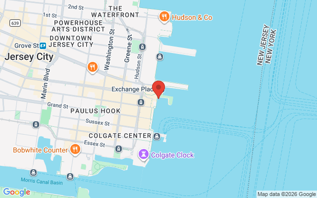 Map of Jersey City Financial