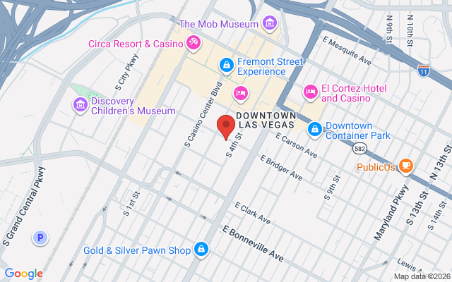 Map of Las Vegas Strip Hub
