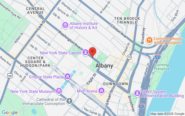 Map of Albany State St
