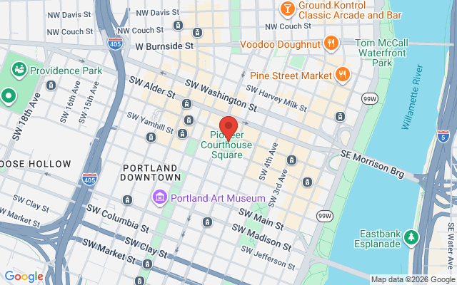 Map of Portland Pioneer