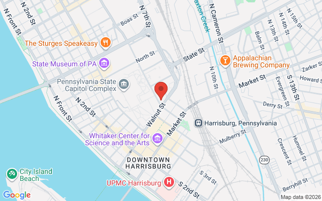 Map of Harrisburg Market