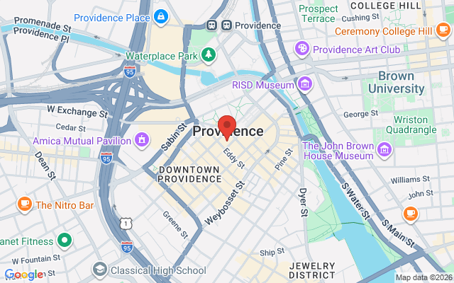 Map of Providence Kennedy Plaza