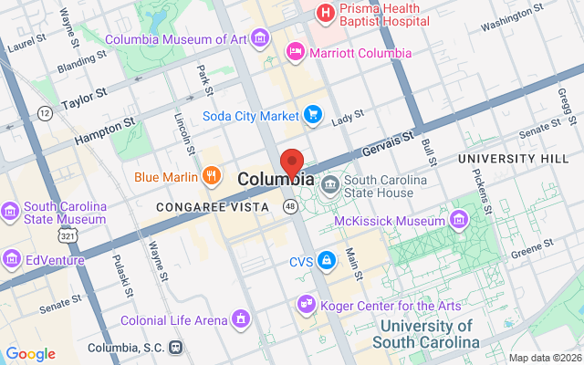 Map of Columbia Main