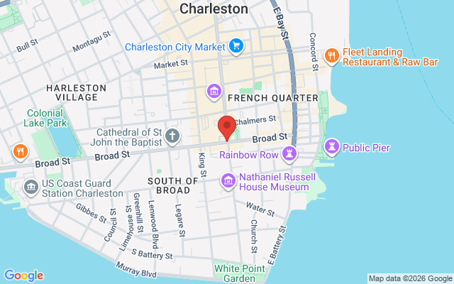 Map of Charleston Historic