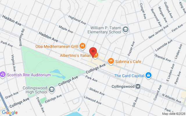 Map of Collingswood Main Branch