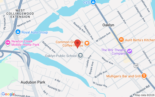 Map of Oaklyn White Horse Pike