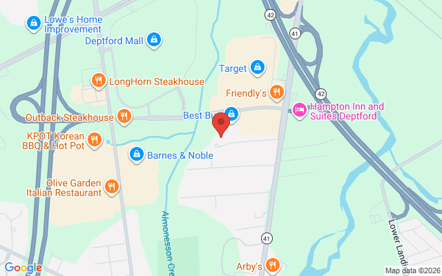 Map of Deptford Mall Branch