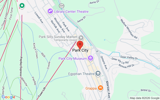 Map of Park City Resort